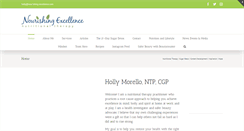 Desktop Screenshot of nourishingexcellence.com